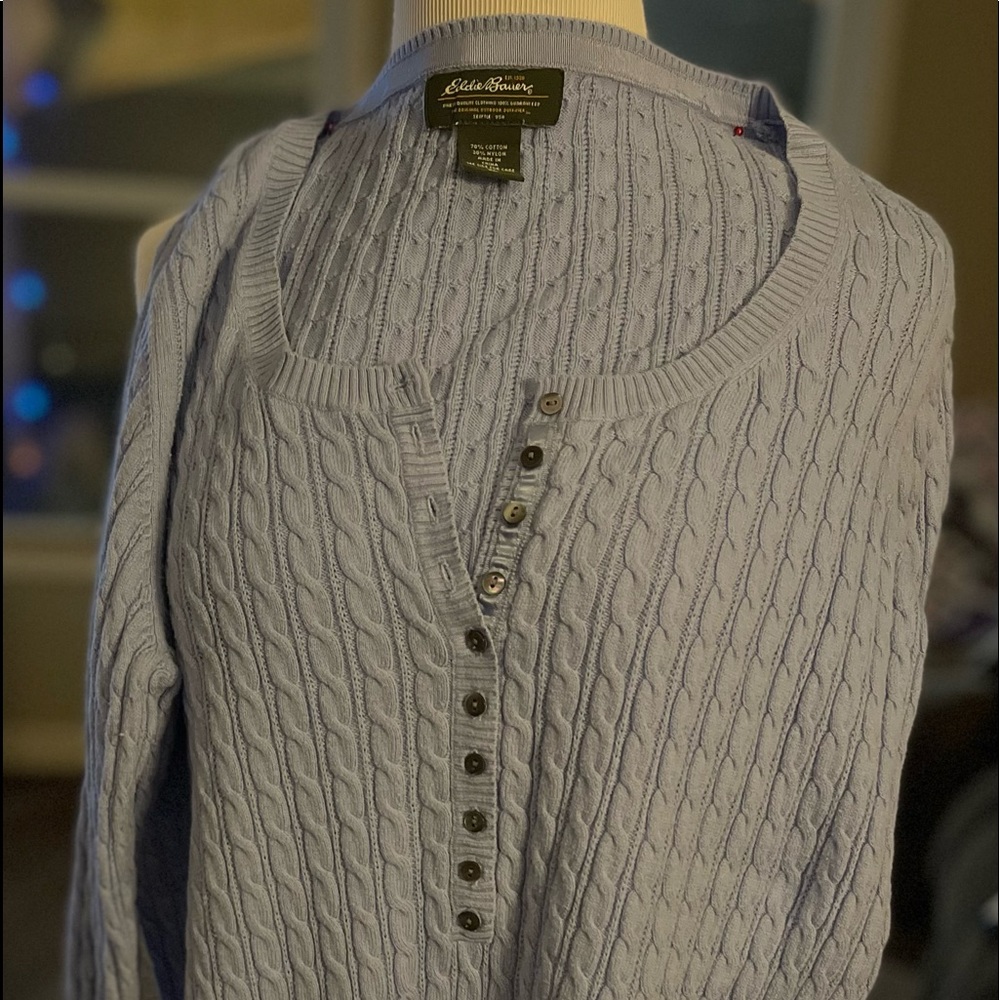 Cable-knit Sweater - E1007